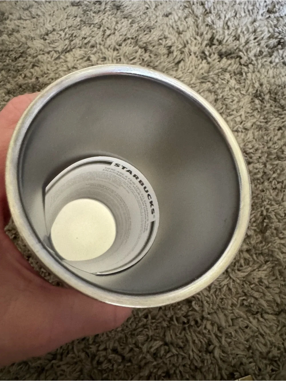 Starbucks white instruction